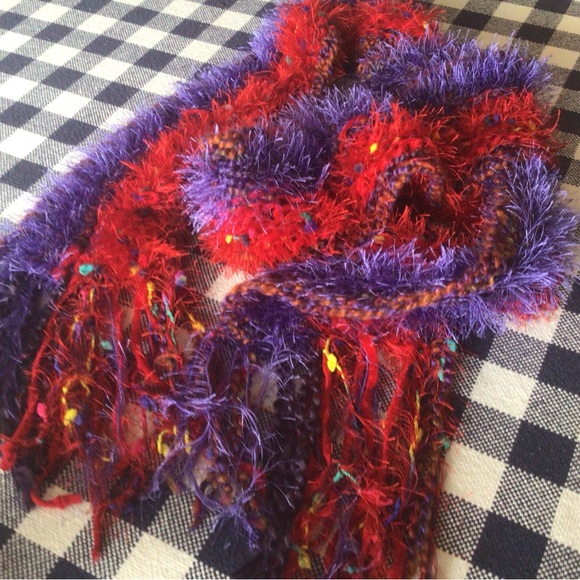 Long Colourful Scarf - Picture 2 of 5